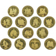 Medal Set - Way of the Cross (goldplated)