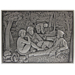 Set of four plaques "Artworks of world famous artists II."