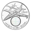Strieborná minca 500 Kč (2025) proof - Albatros Aero L-39