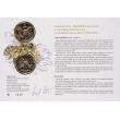 Autorska karta 5€ s motívom 5€ mince a fotkou včely medonosnej na pozadí