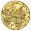 Medaila zlata reverz Alexander Dubček - 100.výročie narodenia