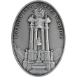 Medaila SP reverz Morové stĺpy - kamenní svedkovia víťazstva nad epidémiami - Morový stĺp v Banskej Štiavnici