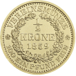 Zlatá medaila - Kremnické razby Františka Jozefa - spolková 1/2 koruna 1859