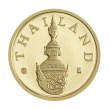 Zlatá minca - 50 Francs CFA - Thajsko - Rituálne masky regiónov sveta XIV.