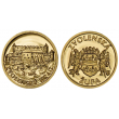 Medal gold - Historical districts in Slovakia - Zvolen district